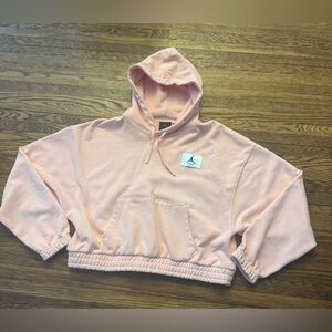 WMNS JORDAN
ESSENTIALS FLEECE HOODIE (WASHED PEACH PINK) Hoodie with JORDAN Logo